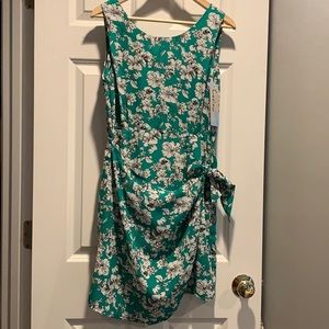Green Floral Dress NWT